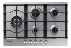 Anafe A Gas Samsung Na75j3030as 5 Hornallas Gris Color Plateado