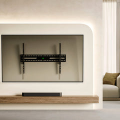 Soporte Tv Led/lcd Apto Curvo Onebox De Pared 43 A 100 Color Negro