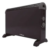 Calefactor Eléctrico Convector Liliana Duowarm Cnm18 Negro