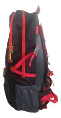 Mochila Para Camping Trekking Outdoor Tm Negra De 60lts - Negro - Liso
