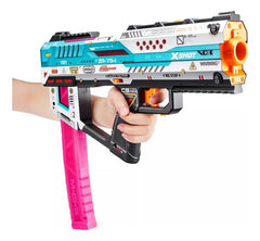 Pistola Lanza 40 Dardos Zuru 7602 X-shot Pro Series Fury Blanco