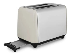Tostadora Atma Toat21vcp Ranuras Extra Ancha Vintage Blanco Crema