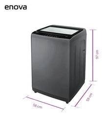 Lavarropas Carga Superior Enova Le08s10-gr-l 8kg Gris