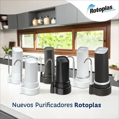 Purificador De Agua Rotoplas Max Sobre Mesada Blanco Blanco