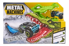Pista De Autos Juguete Lanzador Zuru Metal Machine Cocodrilo Verde