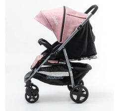 Cochecito Travel System Bebesit 1390ts-f Manillar Rosa Cts Rosa Plateado
