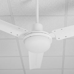 Ventilador De Techo Liliana Vthi513 Blanco Con 3 Palas Metal 1.4 M Blanco Blanco Metal 3