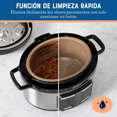 Multiolla Rápida Oster Osckstpcecov57 Ovalada Con 15 Funciones 5.7l Color Acero Inox
