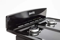 Cocina A Gas Natural Escorial Candor S2 Negra Cs Negro