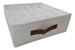 Organizador De Cajones Vivendi Guardado Ropa Interior Blanco