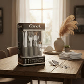 Set De Cubiertos Carol Juego X 16 Piezas Acero Inox - Gris