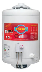 Termotanque A Gas De Carga Superior Ecotermo Populi 45l Cts Blanco