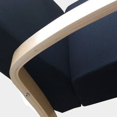 Sillon Sofa Escandinavo 1 Cuerpo Tm Negro Haya Nordico Cts - Negro - Liso