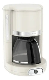 Cafetera De Filtro Moulinex Soleil Fg381a10 1,25l Color Marfil Blanco