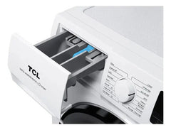 Lavarropas Automático Frontal Tcl 6 Kg Inverter 1000 Rpm 16 Programas P606 Color Blanco
