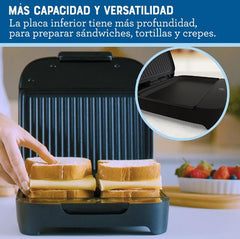 Sandwichera Electrica Oster Ckstsm400 750w Compacta Negro
