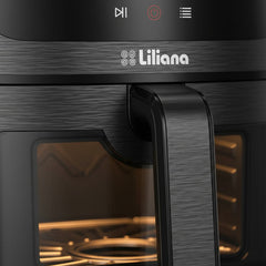 Freidora De Aire Digital Liliana Af906 Duogrill Mid 1700w 6l - Negro