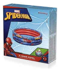 Pileta Inflable Redonda Bestway Marvel Spider-man 122x30 Cts Multicolor