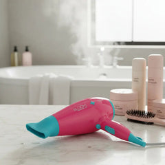 Secador De Pelo Ga.ma Diamond Bloom Pink Cool Shot 2300w C Rosa