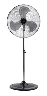 Ventilador De Pie 3 Aspas Liliana Vpc22 3 Velocidades 55.88 Cm Negro/plata Plata Metal 3