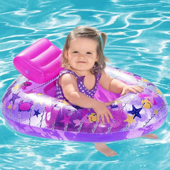 Flotador Bote Para Niños Fondo Del Mar Bestway 34126 Lila Lila