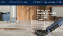 Aspiradora Mopa Inalámbrica Electrolux 3 En 1 Emc2500 Gris