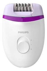 Depiladora Philips Bre225/00 Con Cable Cabezal Labable Color Blanco Y Morado