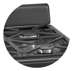 Cocina A Gas Longvie 13331gf 56cm Grafito Cajón Parrilla Grafito