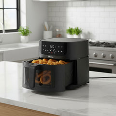 Freidora De Aire Digital Liliana Af906 Duogrill Mid 1700w 6l - Negro