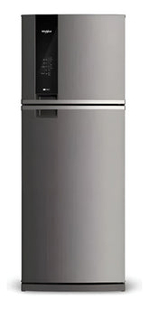 Heladera No Frost Whirlpool Wrm56ck Inox Xpert Inverter Cts Gris