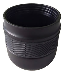 Termo Vivendi De 1200 Ml De Acero Inox Negro Libre De Bpa