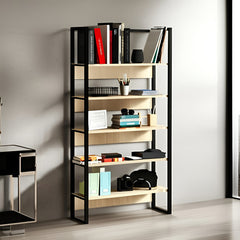 Biblioteca Estanteria Delos Dst21rnn Roble Nebraska Natural Color Roble Natural