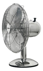Ventilador De Mesa Liliana Vintage Cromo Classic Air Vvsor12 30 Cm Metal Metal Metal 4