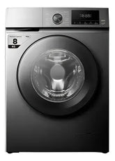 Lavarropas Carga Frontal Tcl P108afl Inverter 8kg 1400rpm Gris Oscuro