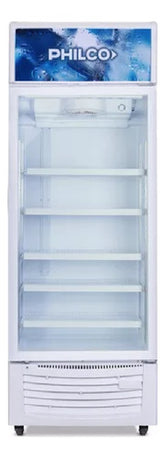 Heladera Exhibidora Vertical Philco Phev528b2 Blanca 528l Cs - Blanco