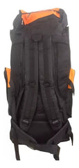 Mochila Para Mochileros Camping Trekking Outdoor Naranja 90l Diseño De La Tela Liso