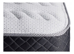 Colchón De Resortes Cannon Resortes Doral 2 Plazas 140x190x27 Gris/negro