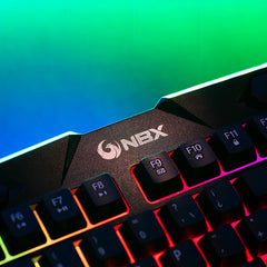 Kit Gaming Nbx Teclado, Mouse Y Pad Nbx-set1000 Rgb Color Del Mouse Negro Color Del Teclado Negro
