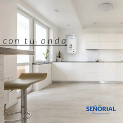 Termotanque Eléctrico Señorial Tesz-65 Zafiro Blanco 50 Litros Superior