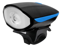 Luz Led Frontal Para Bicicleta Recargable De 250 Lumens Color Celeste