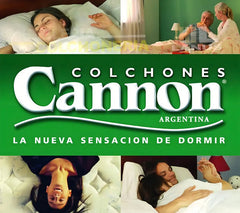 Colchón De Resortes Cannon Resortes Sublime King Con Doble Pillow Top Blanco