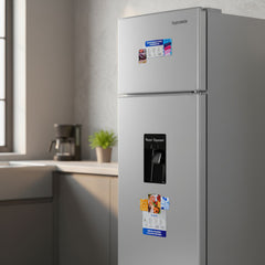 Heladera Con Dispenser Telefunken Tfk-hd300d Silver 300lts - Gris