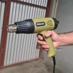 Pistola Aire Caliente Philco Pa2001 2000w 600°c Verde 2 Vel
