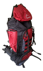 Mochila Camping Trekking Outdoor Negro - Bordo De 90lts Bordó