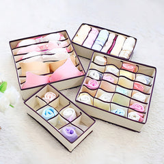 Organizador De Cajones Para Ropa Interior Tio Musa Color Beige