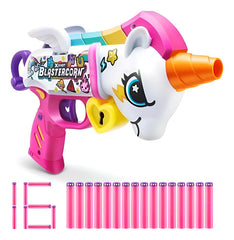Pistola Lanza Dardos Arma Infantil Unicornio Zuru Xshot Color Blastercorn