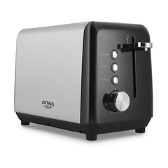 Tostadora Para 2 Rebanadas Atma Toat21vbp Negro Vintage Negro