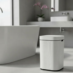 Cesto De Basura Inteligente De 15lts Con Sensor Vivendi Blanco