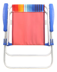 Reposera Para Niños 1 Posición Bel Aluminio Tela Oxford Rosa Rosa