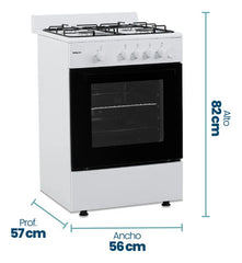 Cocina Multigas Philco Phcm56bl Essential 56 Cm Blanca